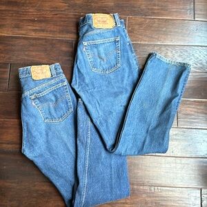 2 pair Vintage 80-90’s 501 Levi’s